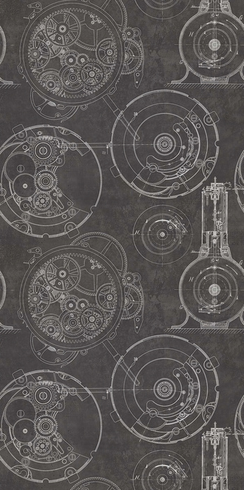 Bellora Passage Illustrative Wallpaper — Graphite