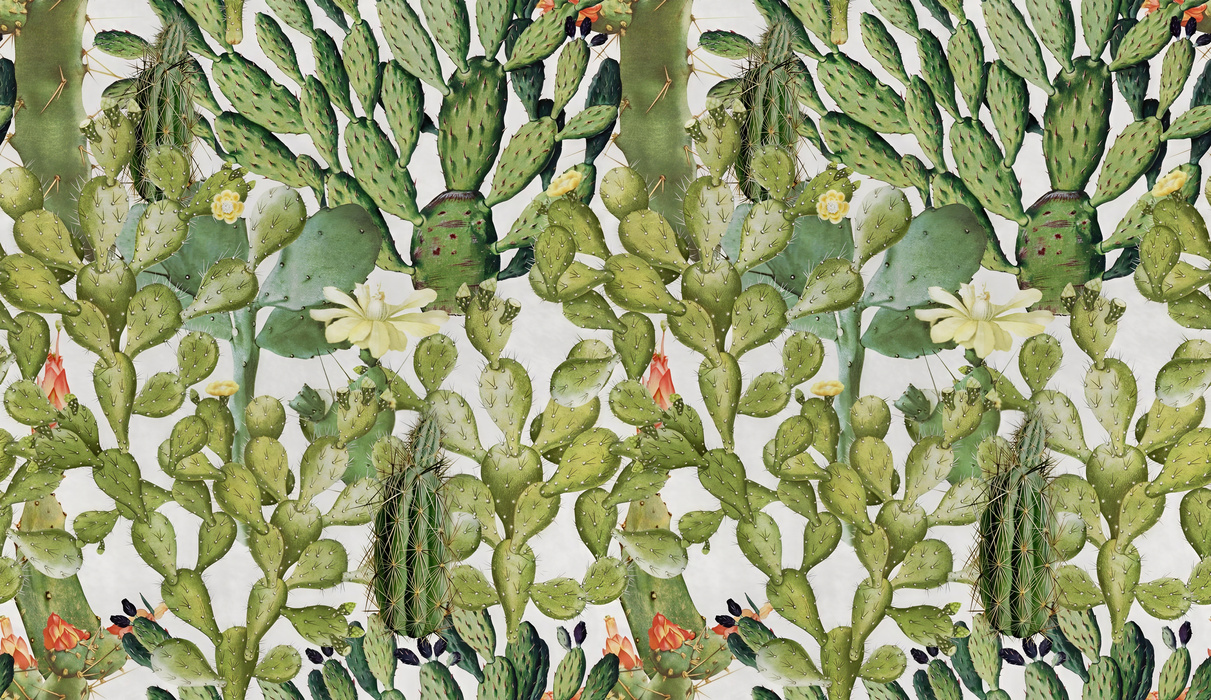Dovewick Rhapsody Botanical Wallpaper — Leaf Green