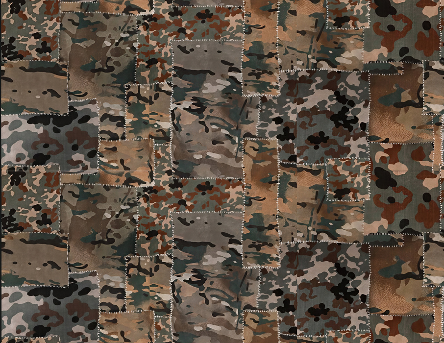 Elowen Cadence Geometric Wallpaper — Earth Tones
