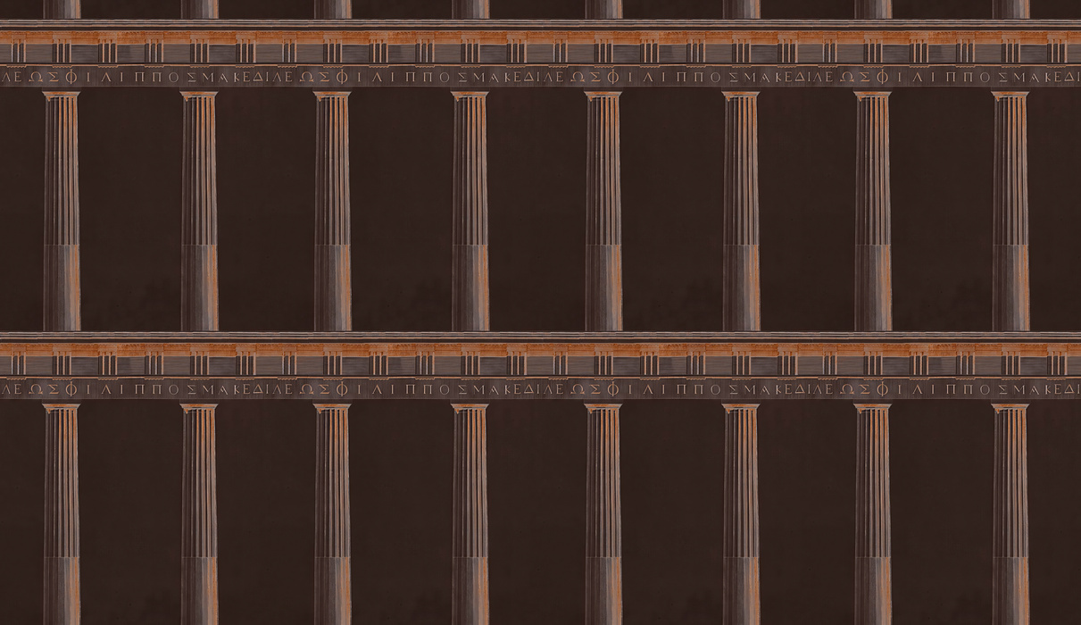 Elowen Rhapsody Illustrative Wallpaper — Espresso