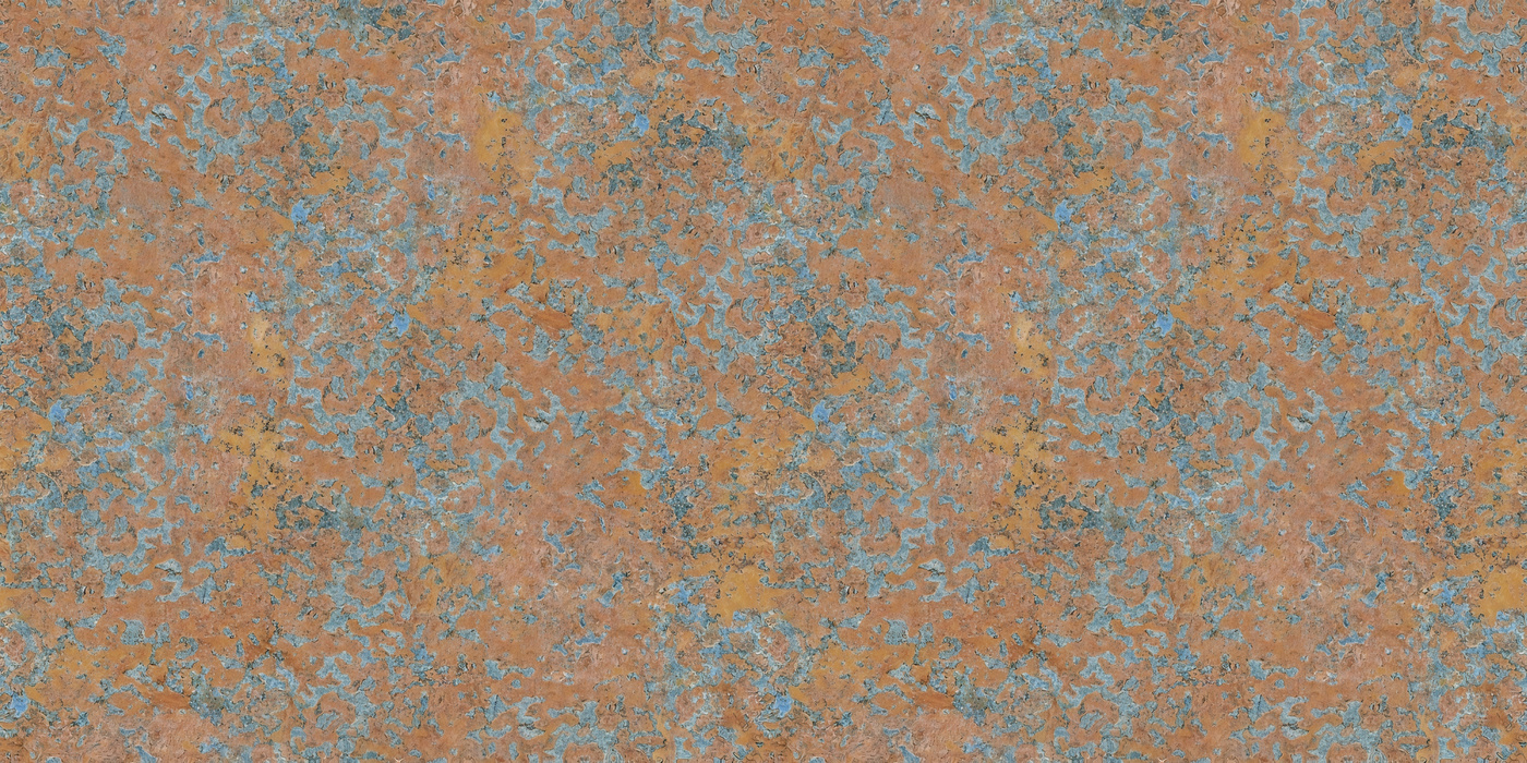 Elowen Tableau Surface Effect Wallpaper — Copper Teal