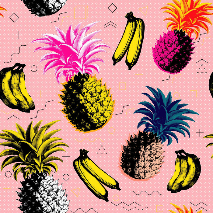 Gildmere Keepsake Tropical Wallpaper — Candy Pink