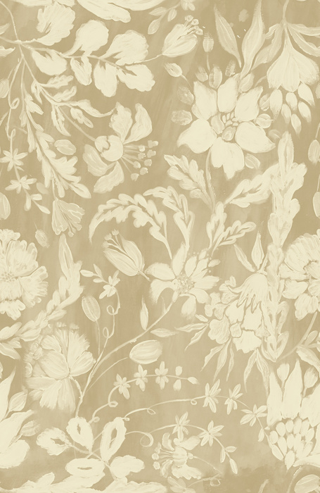 Kestrel Vista Floral Wallpaper — Soft Ivory