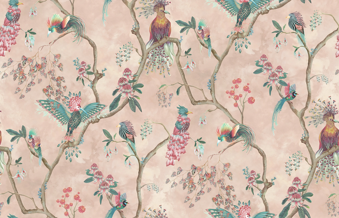 Kestrel Drift Floral Wallpaper — Ivory