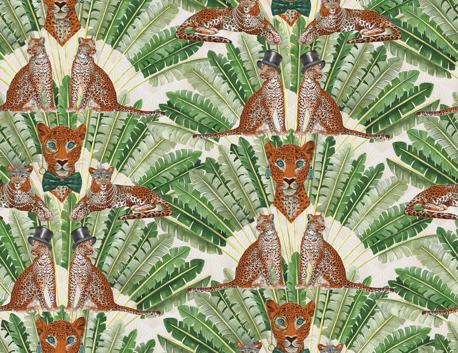 Larkspur Verse Tropical Wallpaper — Forest