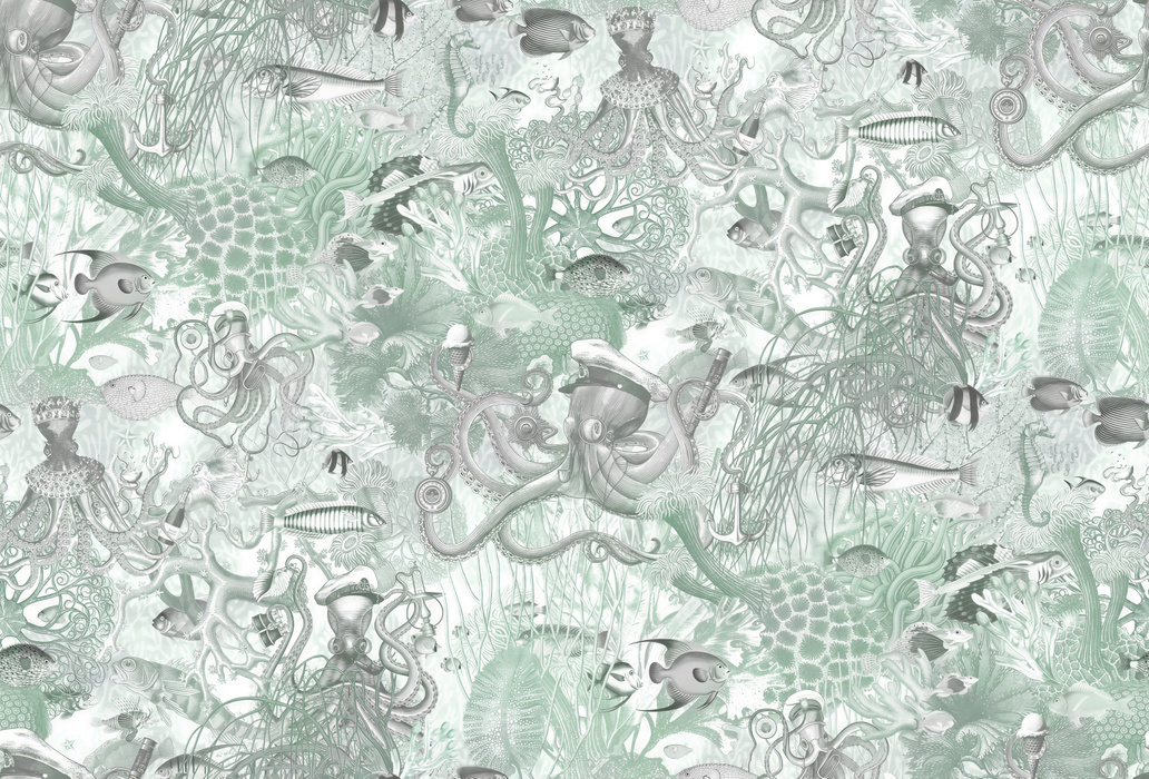 Merevale Keepsake Marine Wallpaper — Sage