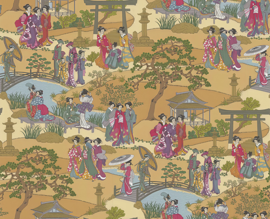 Norwyn Rhapsody Architectural Wallpaper — Pastel