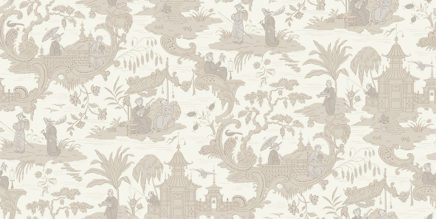 Norwyn Journey Scenic Wallpaper — Silver Gray