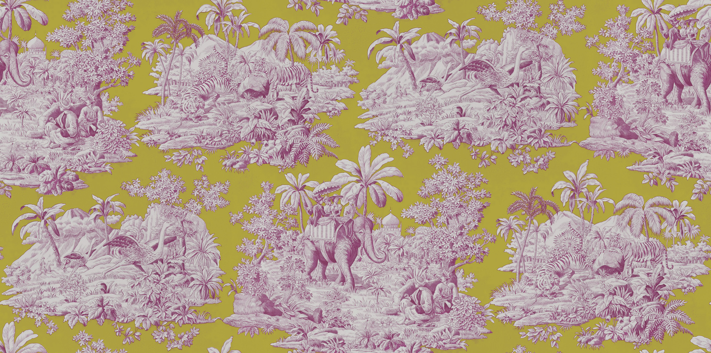 Norwyn Solace Scenic Wallpaper — Golden Lilac