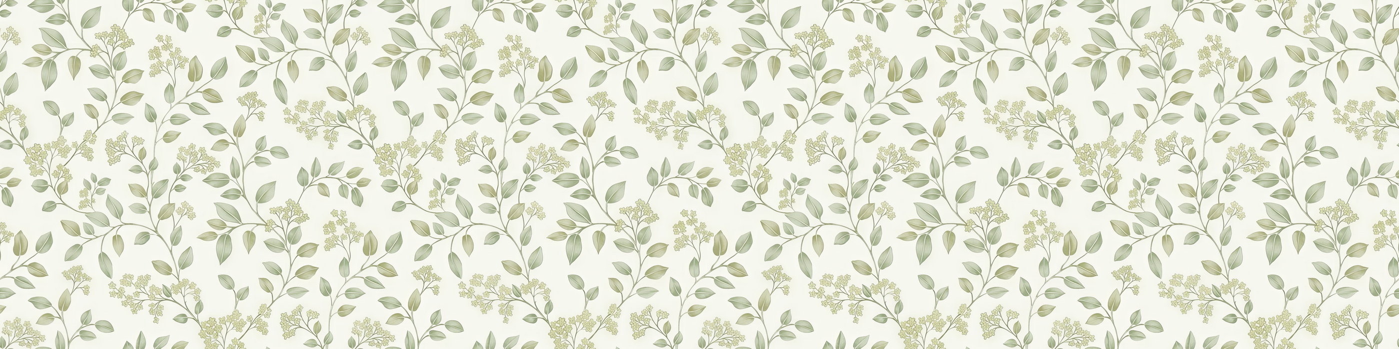 Norwyn Prelude Floral Wallpaper — Silver Gray
