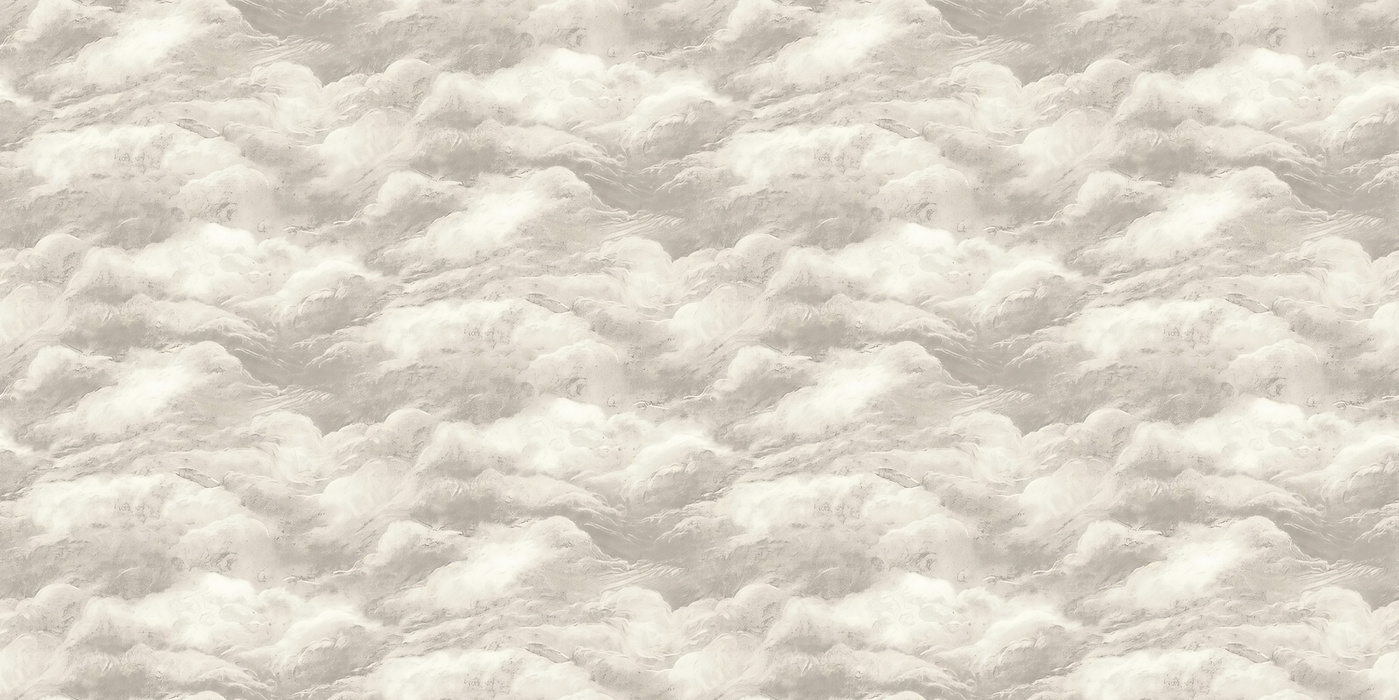 Norwyn Tableau Celestial Wallpaper — Silver Gray