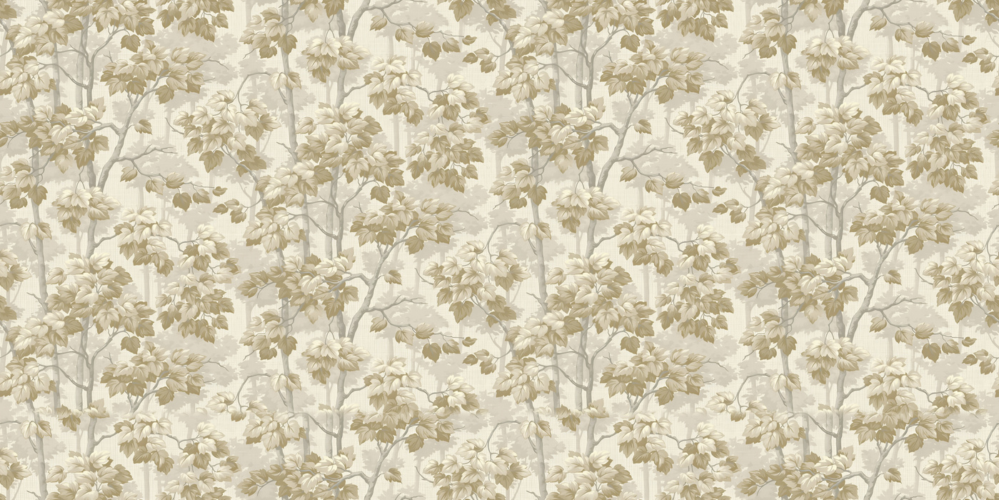 Orlena Reverie Botanical Wallpaper — Warm Ivory
