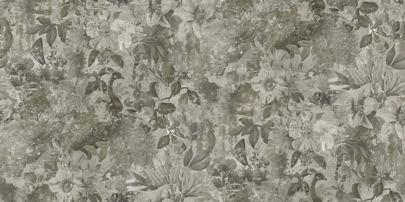 Orlena Solace Floral Wallpaper — Charcoal