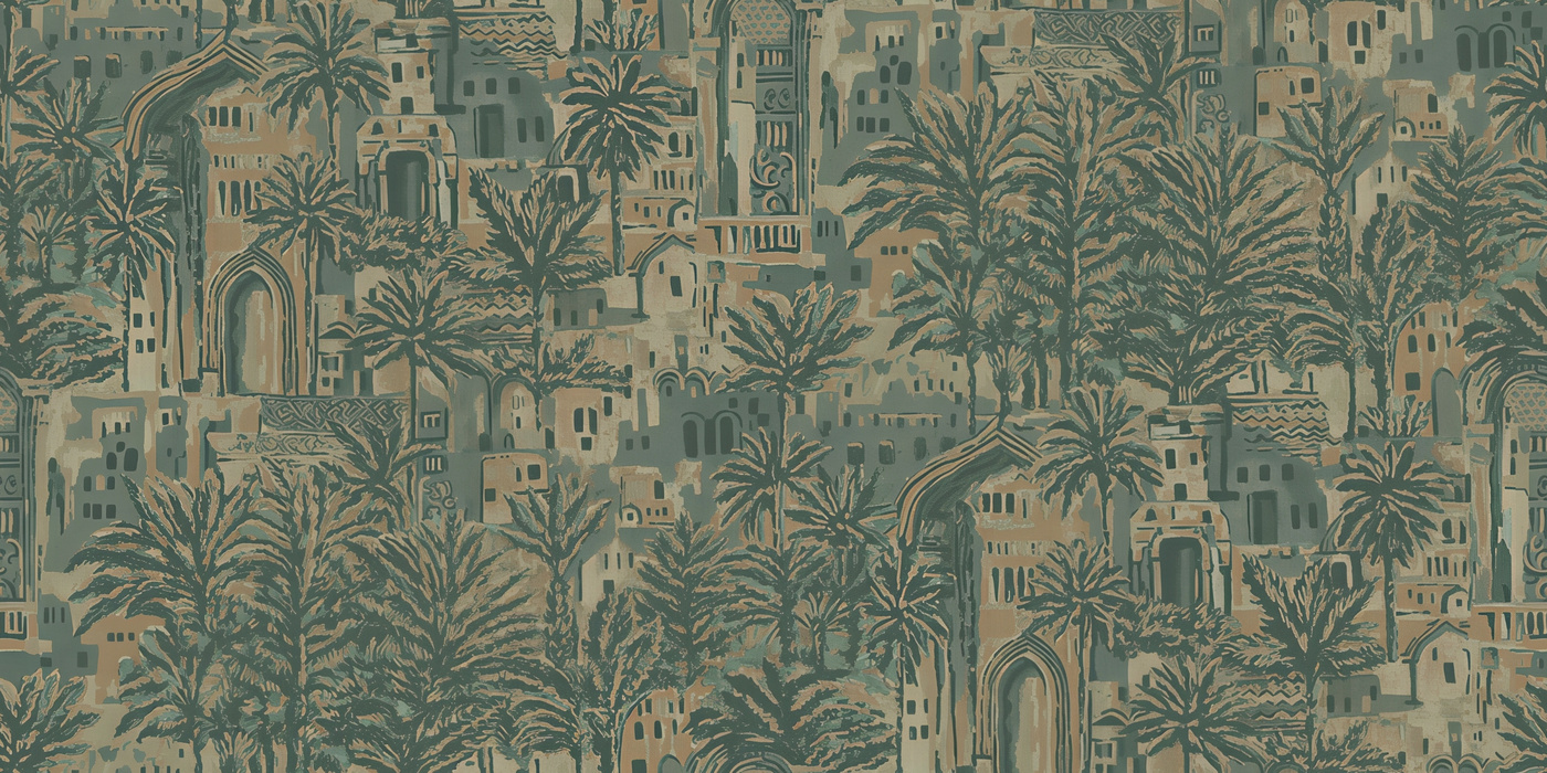 Orlena Chronicle Architectural Wallpaper — Forest