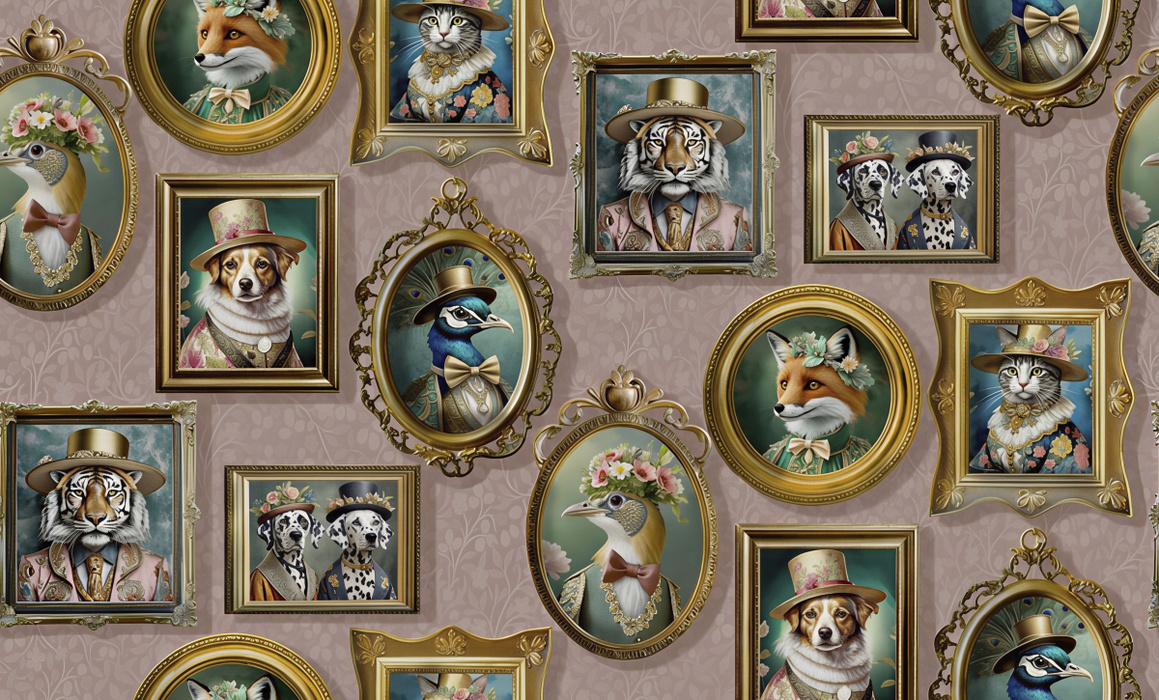 Orlena Prelude Illustrative Wallpaper — Warm Ivory