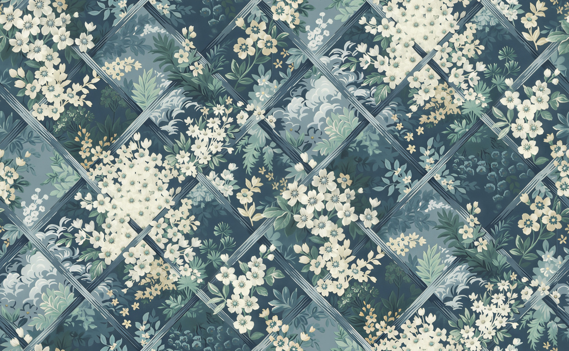 Peverly Echo Tropical Wallpaper — Peacock