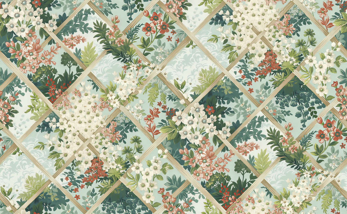 Peverly Echo Tropical Wallpaper — Sage