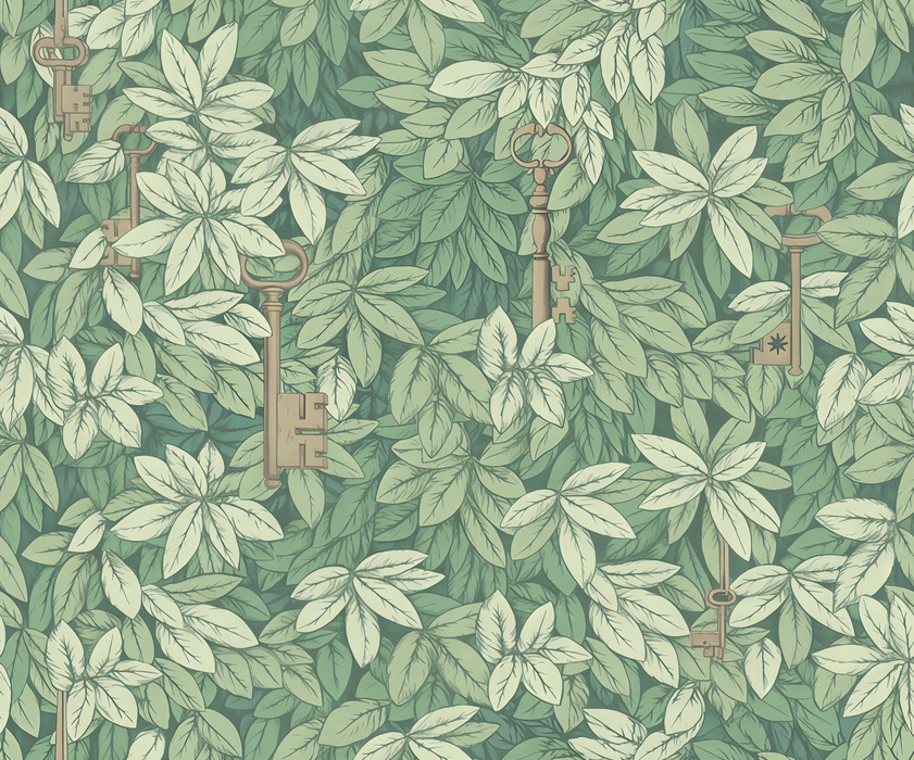Peverly Serenade Botanical Wallpaper — Forest