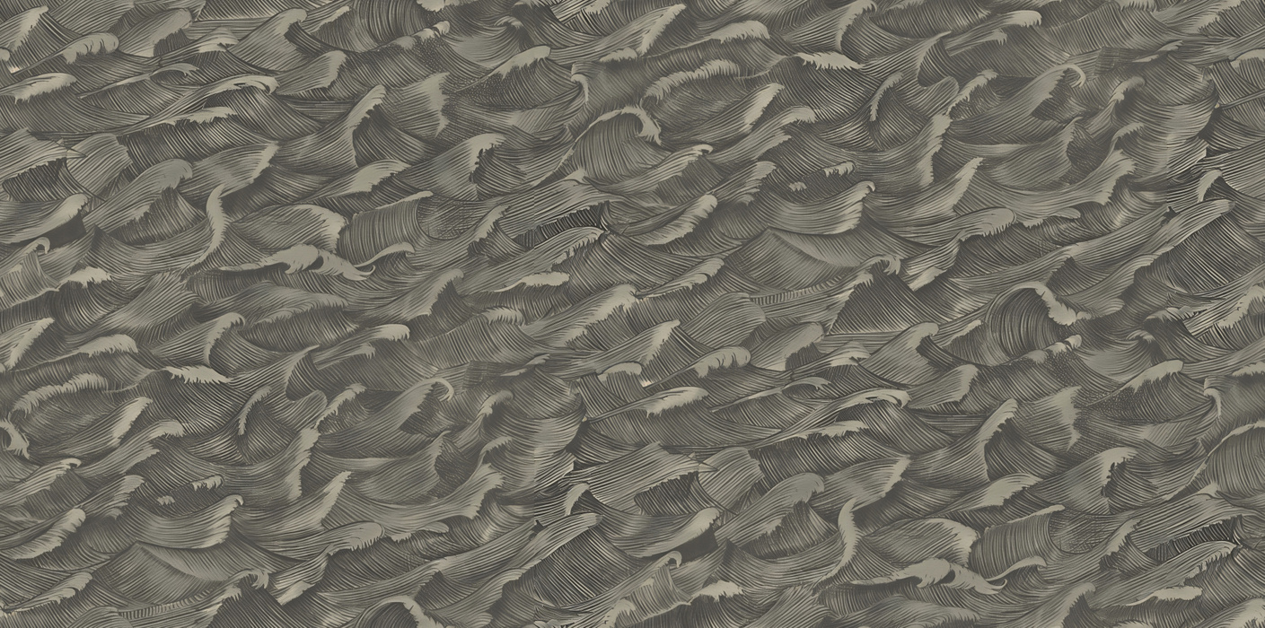 Peverly Journey Surface Effect Wallpaper — Charcoal