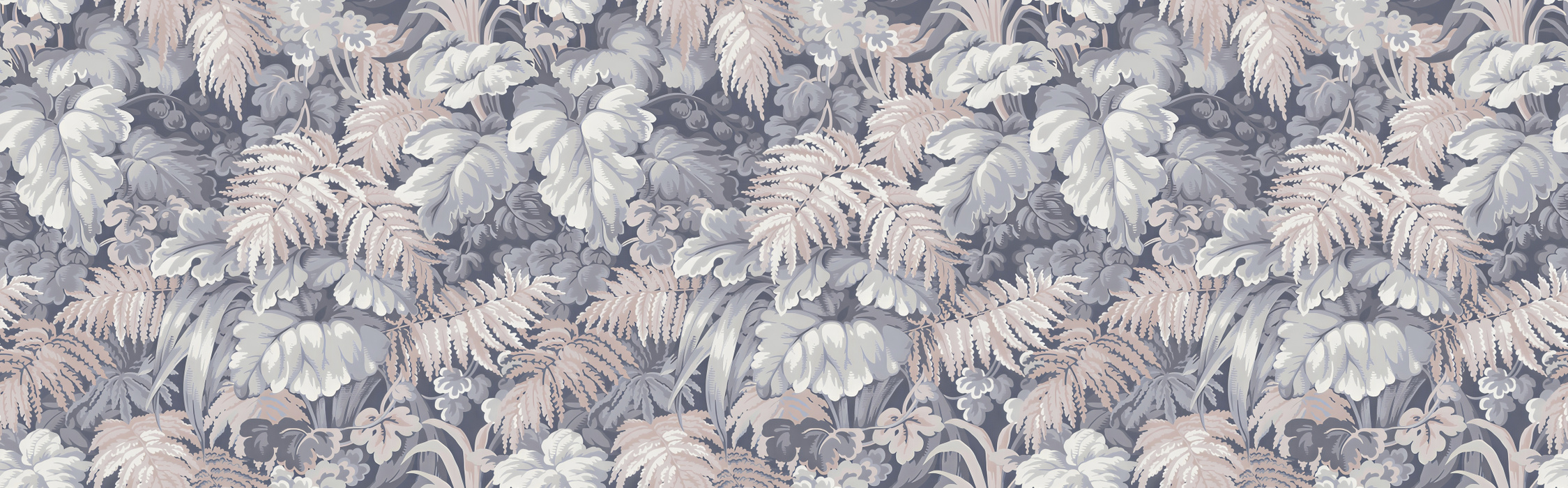 Peverly Enclave Tropical Wallpaper — Mauve