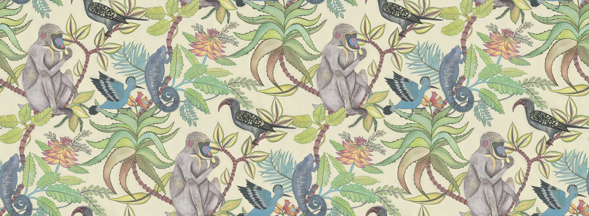 Peverly Muse Tropical Wallpaper — Sage