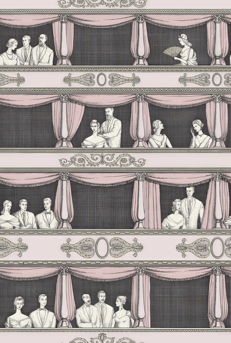Peverly Drift Architectural Wallpaper — Monochrome