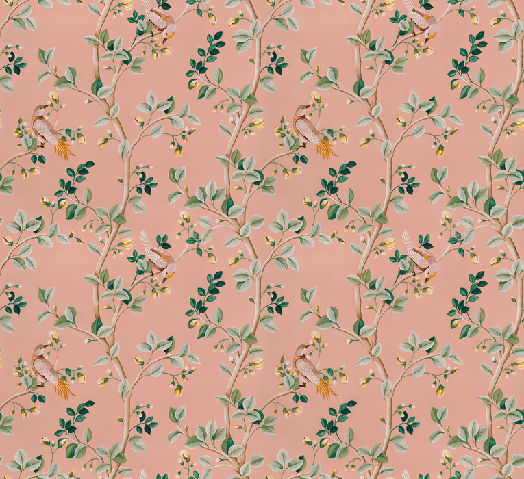 Quenora Story Bird Wallpaper — Blush