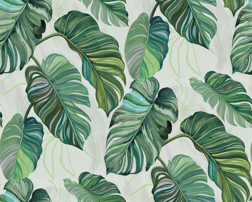 Quenora Haven Tropical Wallpaper — Sage