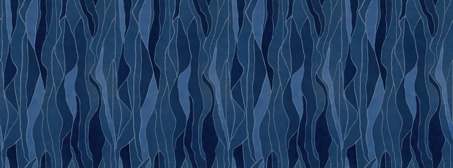 Quenora Keepsake Geometric Wallpaper — Indigo