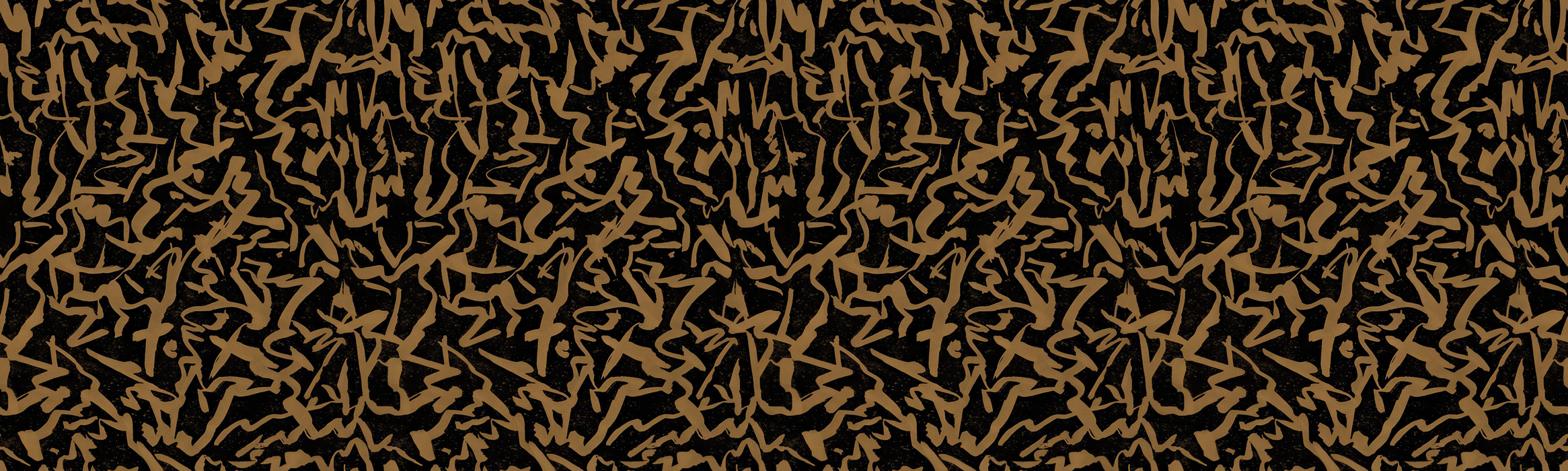 Quenora Whim Geometric Wallpaper — Copper Black