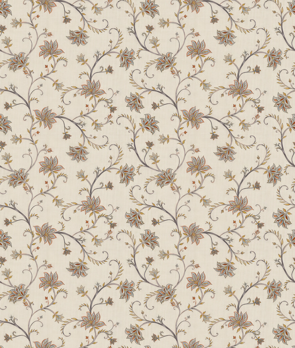 Quenora Echo Floral Wallpaper — Linen