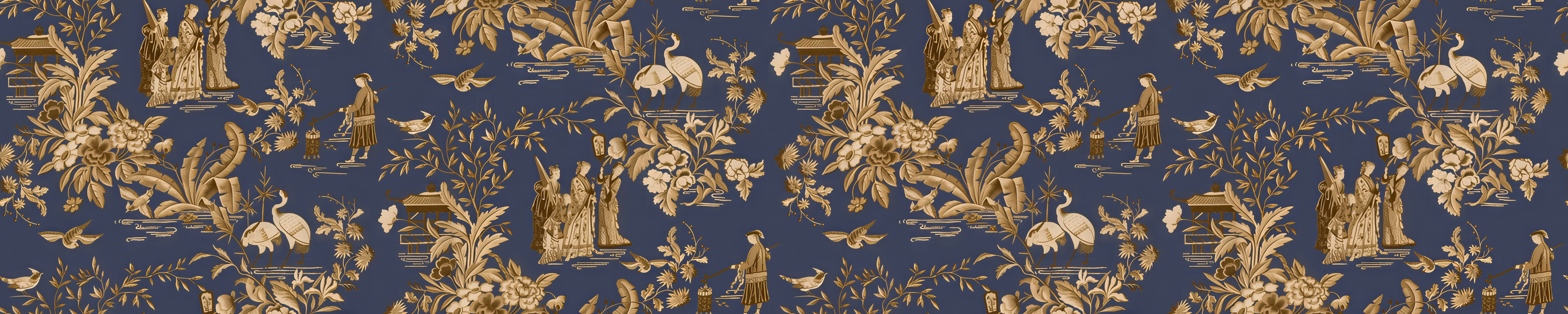 Quenora Solace Architectural Wallpaper — Navy