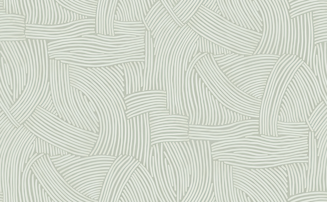 Quenora Tableau Botanical Wallpaper — Mist Blue
