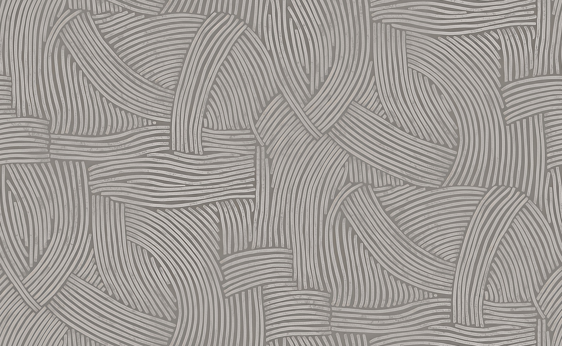 Quenora Tableau Botanical Wallpaper — Warm Gray