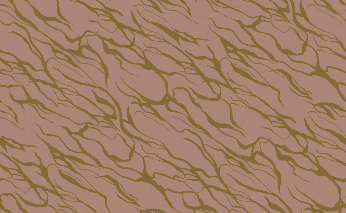 Roskell Whim Marine Wallpaper — Blush