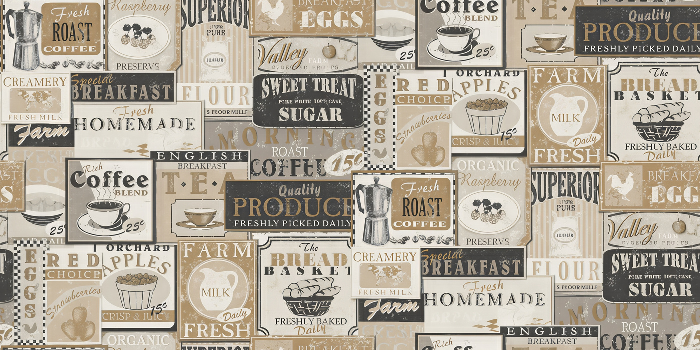 Roskell Journey Illustrative Wallpaper — Monochrome