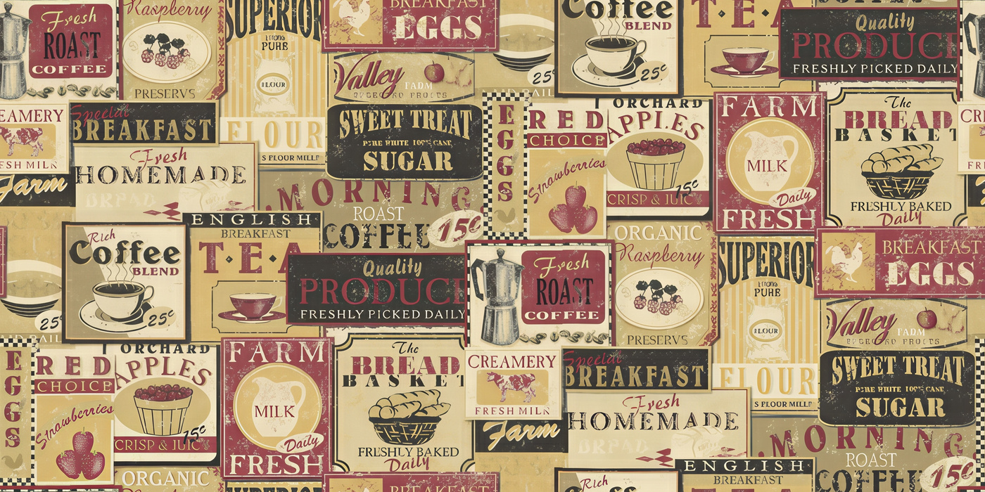 Roskell Journey Illustrative Wallpaper — Vintage Earth
