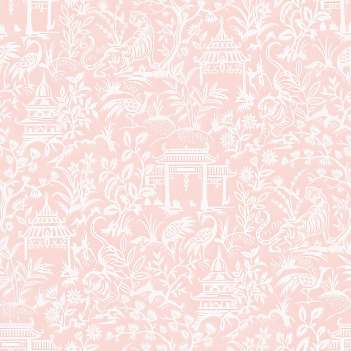 Roskell Atelier Ornamental Wallpaper — Blush