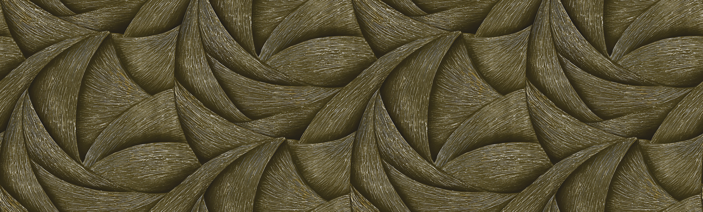 Roskell Chronicle Botanical Wallpaper — Olive