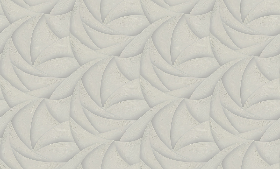 Roskell Chronicle Botanical Wallpaper — Silver Gray