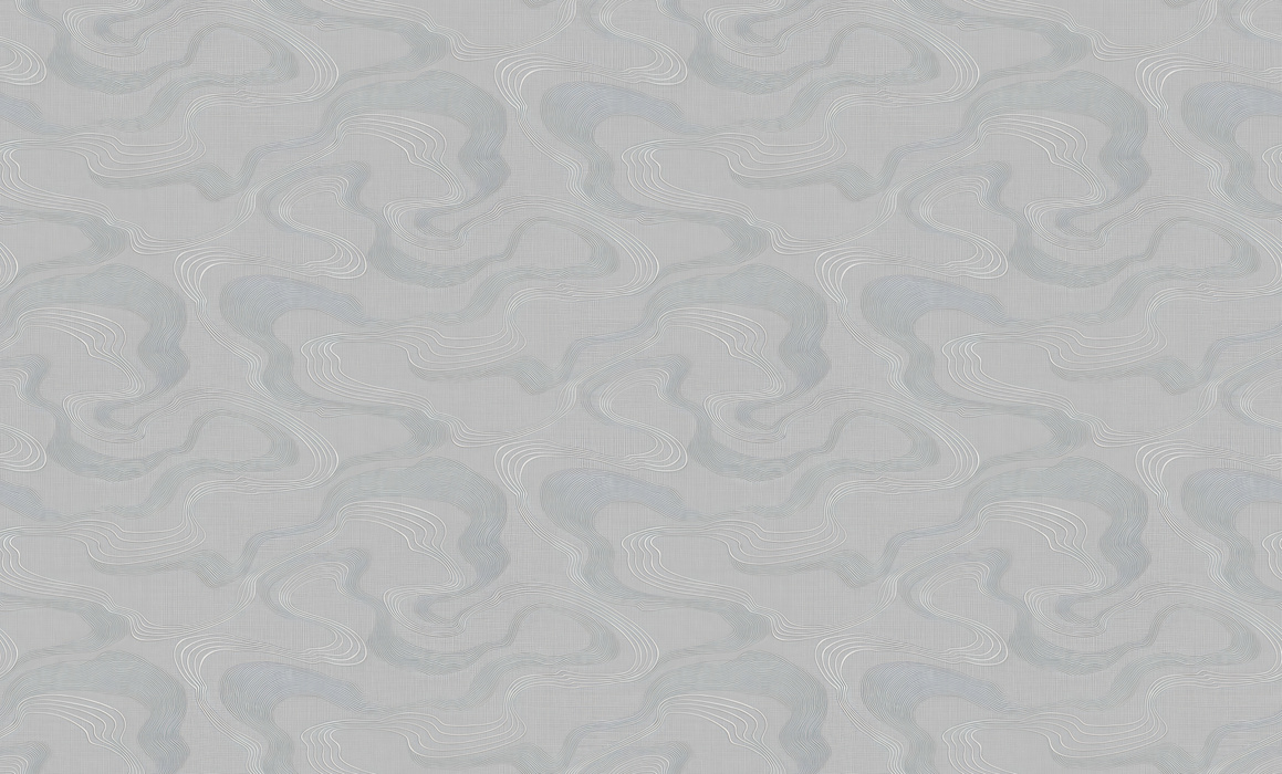 Roskell Enclave Geometric Wallpaper — Silver Gray