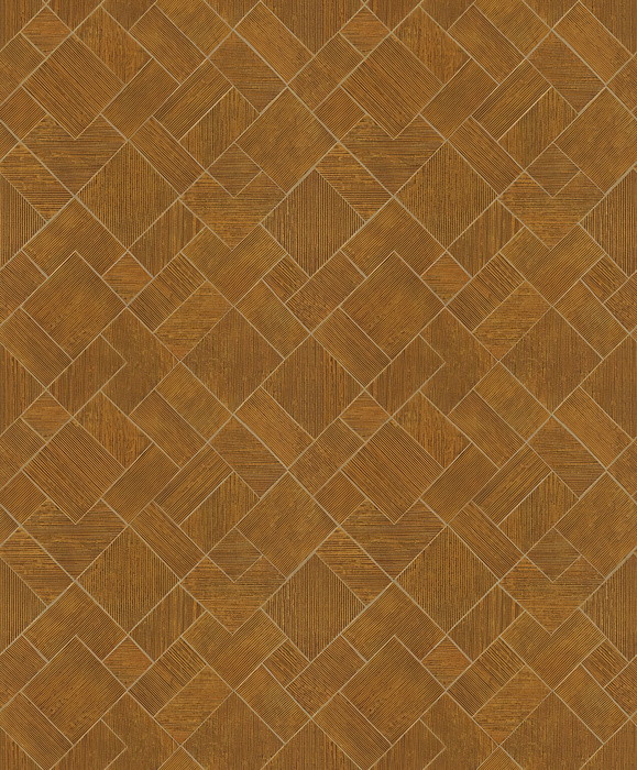 Solenne Reverie Geometric Wallpaper — Ochre