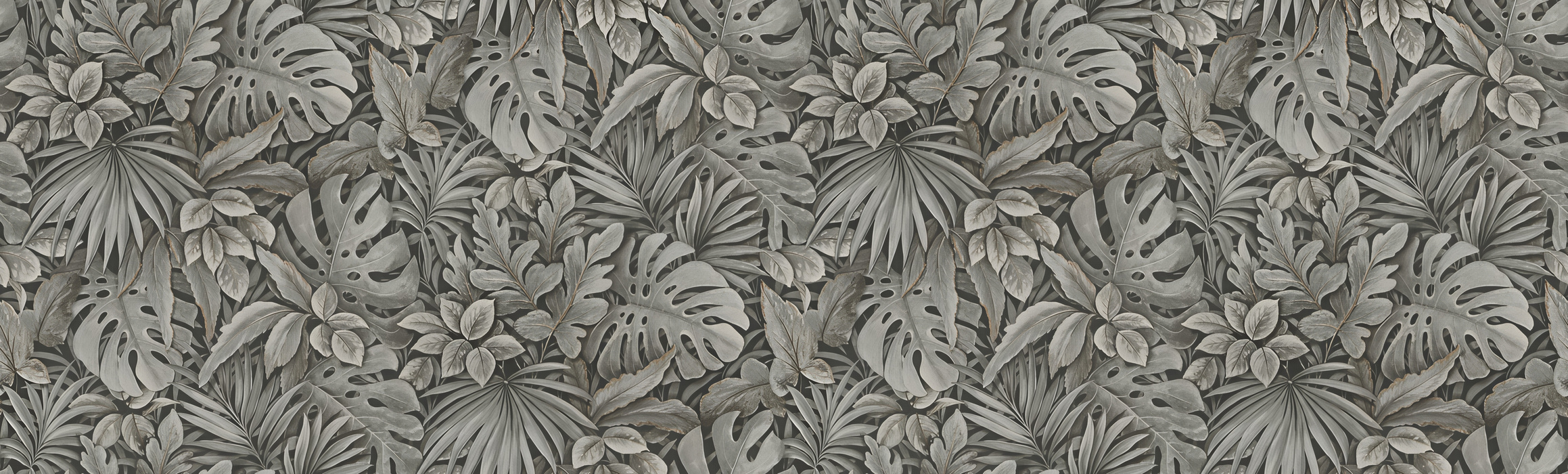 Solenne Cadence Tropical Wallpaper — Charcoal