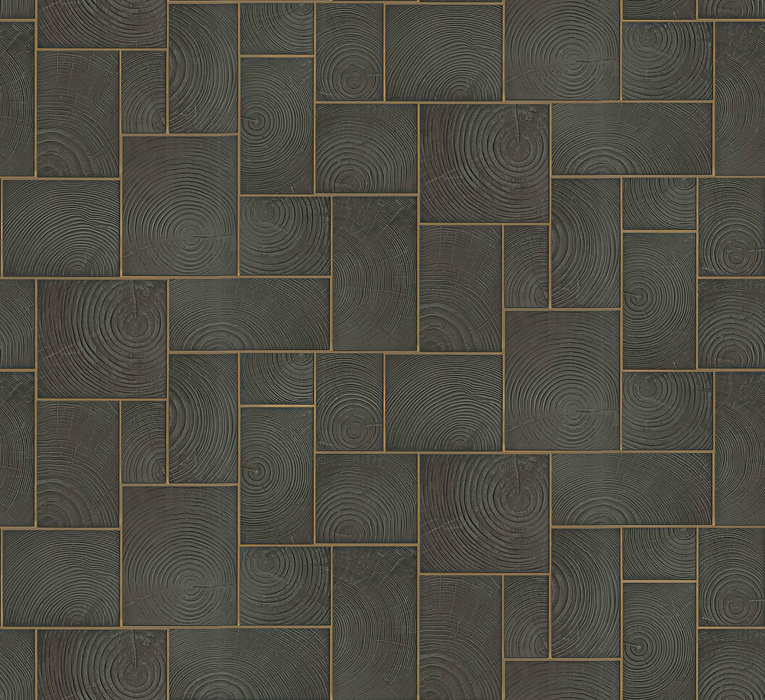 Solenne Haven Surface Effect Wallpaper — Charcoal