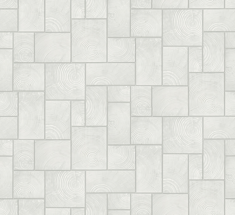 Solenne Haven Surface Effect Wallpaper — Silver Gray