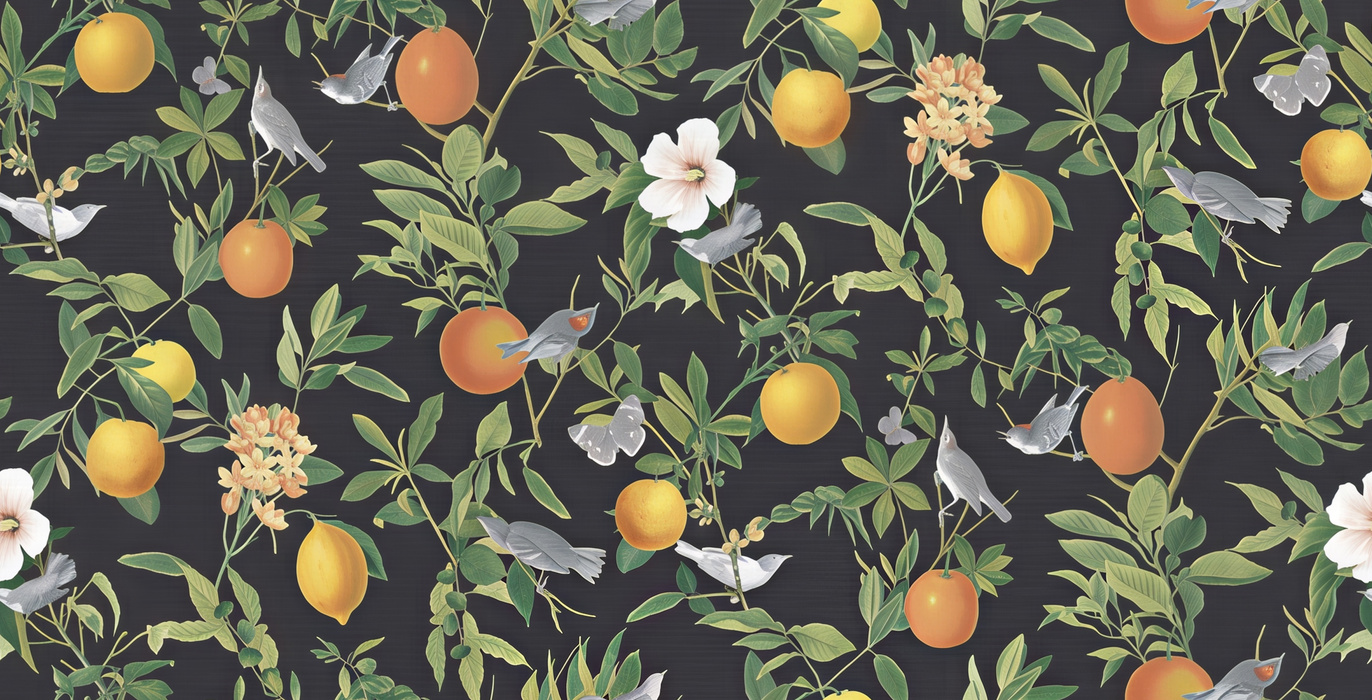 Solenne Folio Kitchen Motif Wallpaper — Midnight