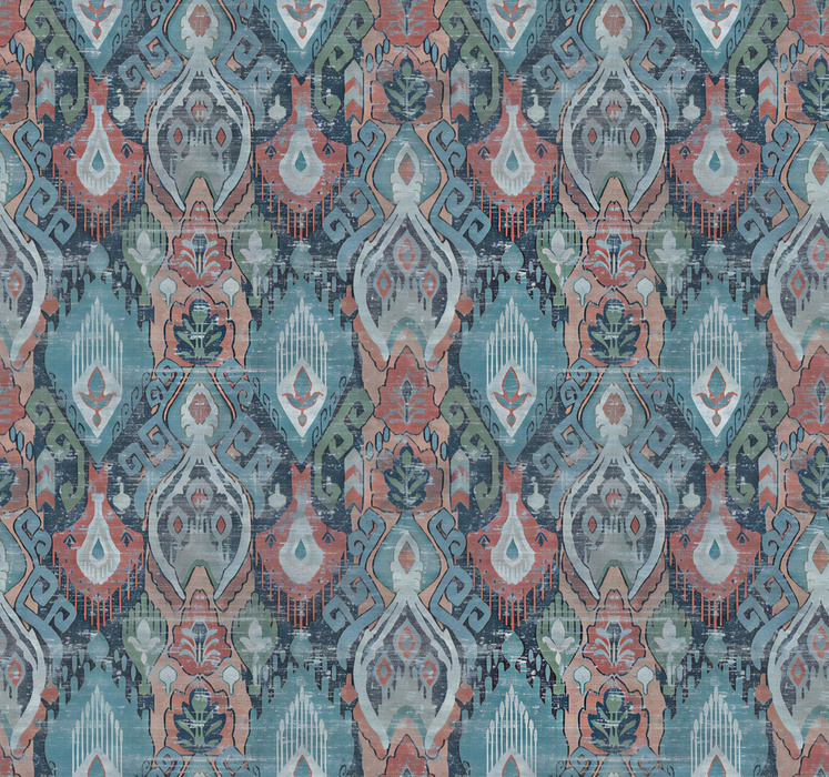 Solenne Solace Ornamental Wallpaper — Indigo