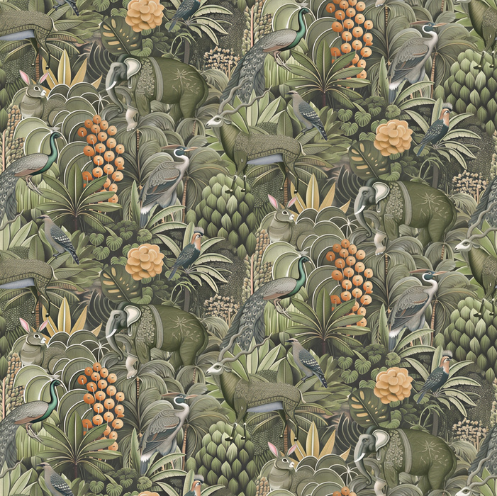 Solenne Enclave Tropical Wallpaper — Olive