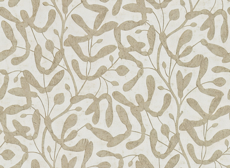 Thistlemere Tapestry Botanical Wallpaper — Silver Gray