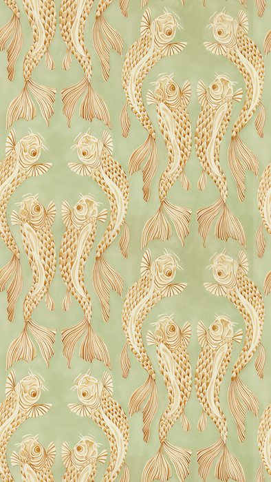 Thistlemere Folio Marine Wallpaper — Sage